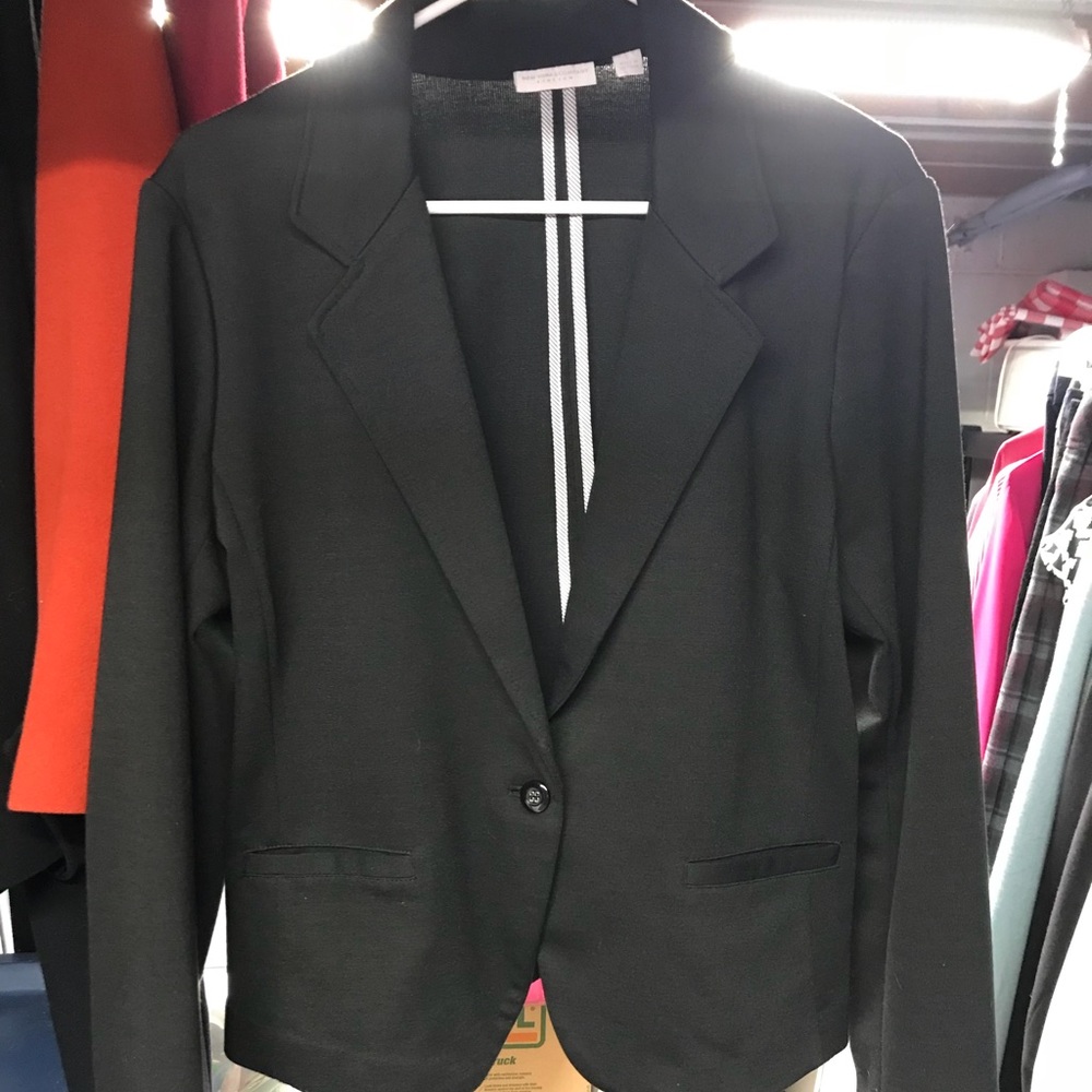 Black short blazer